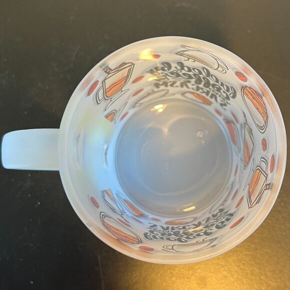 FUELED BY COFFEE AND SARCASM Frosted Glass Mug - Picture 9 of 10